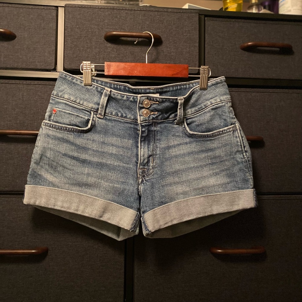 Hudson Jeans Blue Jean Ruby Shorts